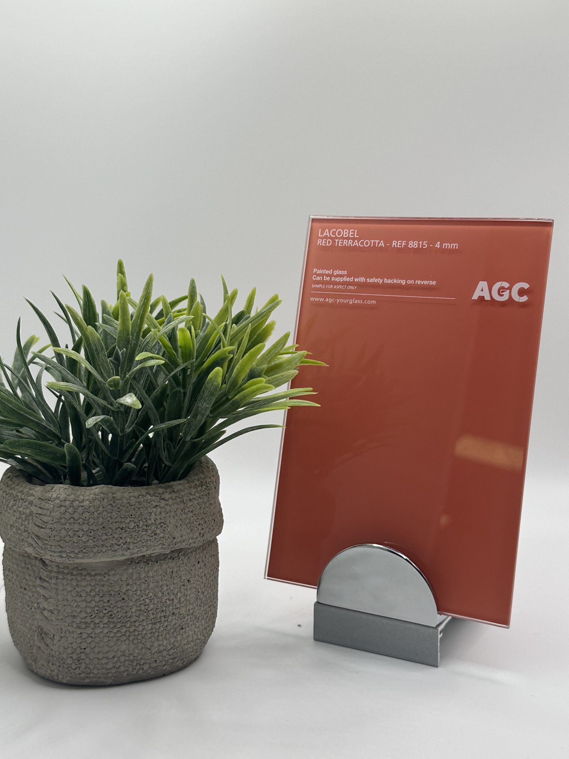 Crédence en verre laqué Rouge Terracotta 6mm