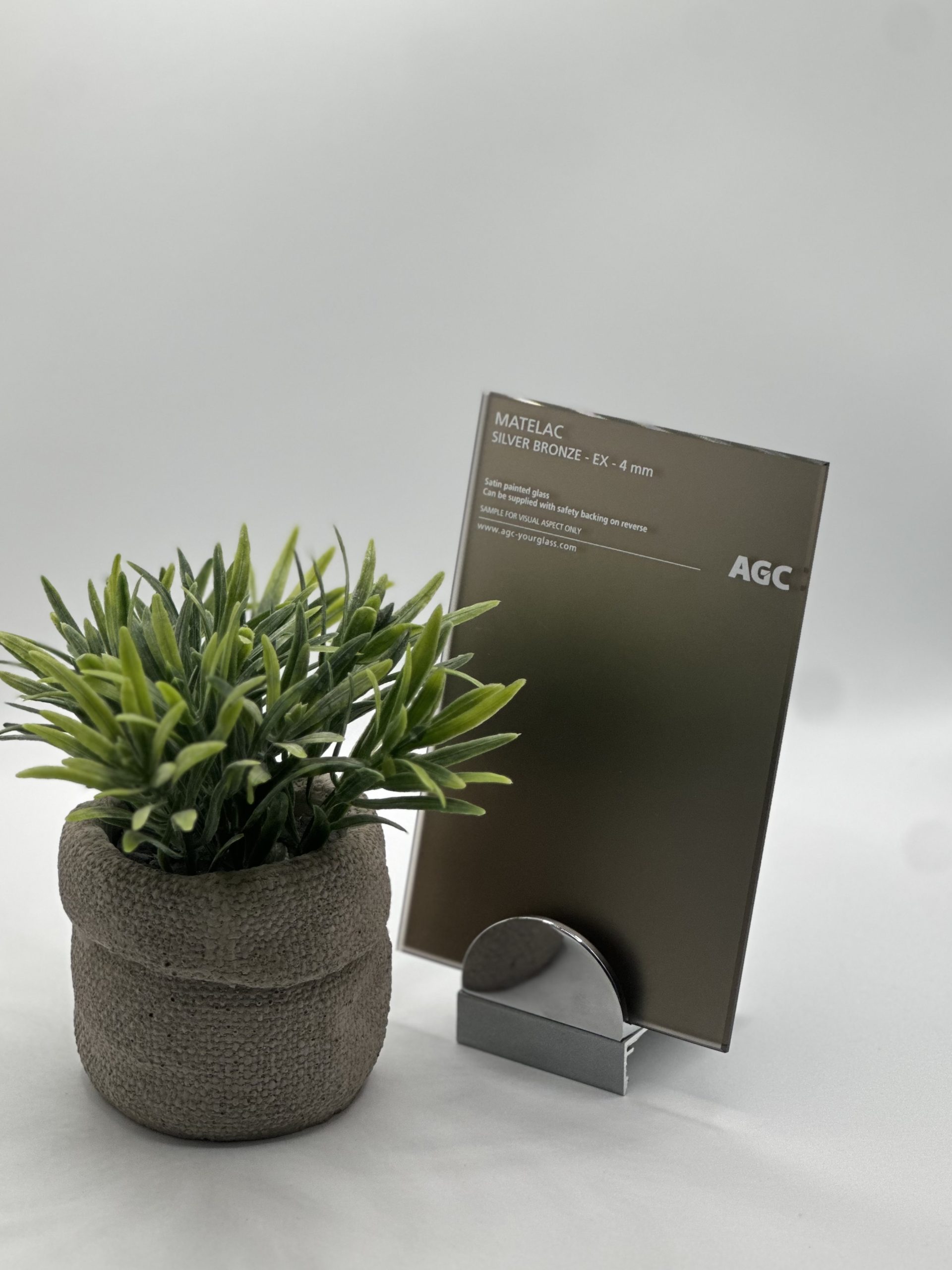 Crédence en verre laqué Bronze 6mm