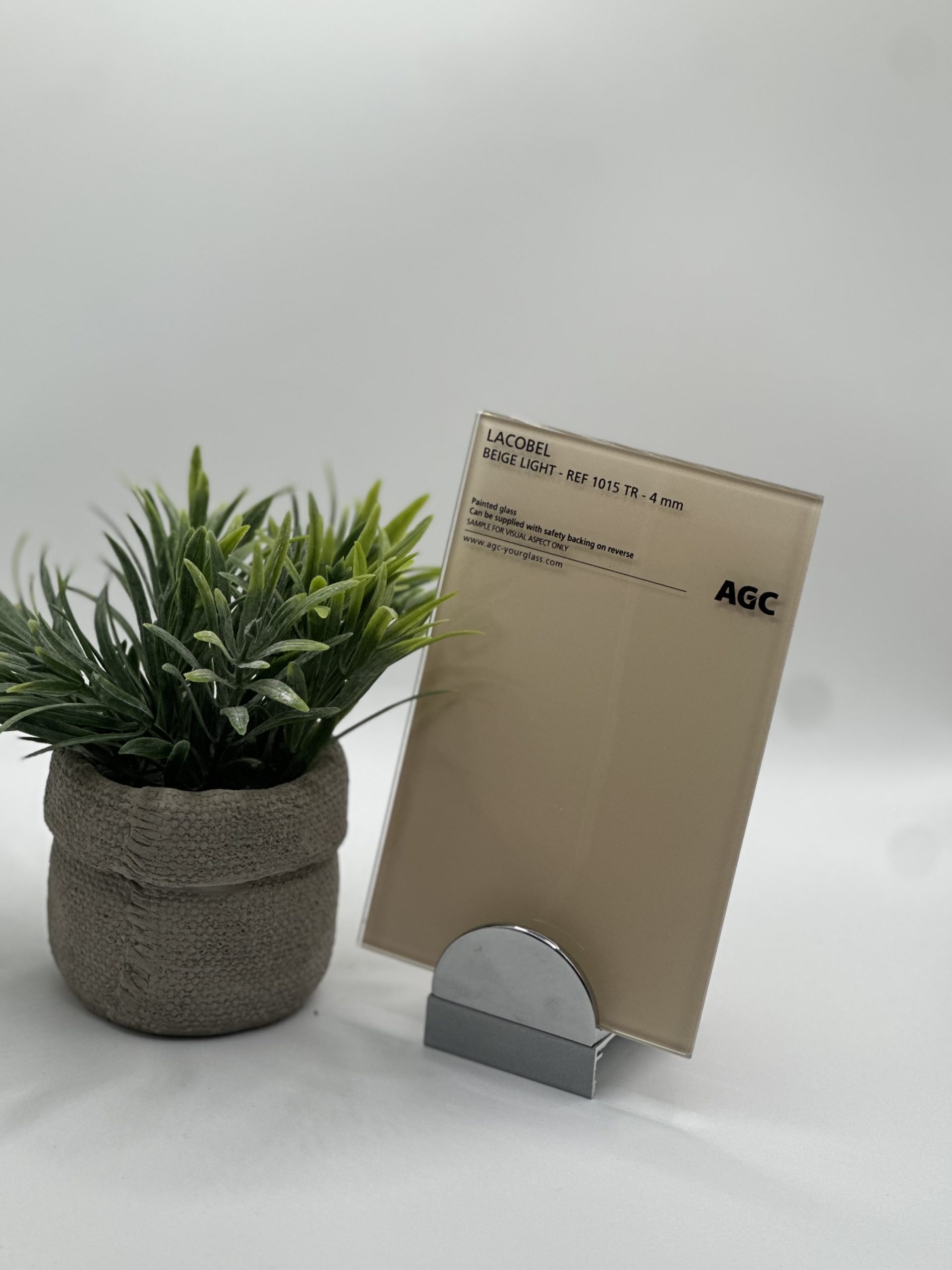 Crédence en verre laqué Beige 6mm