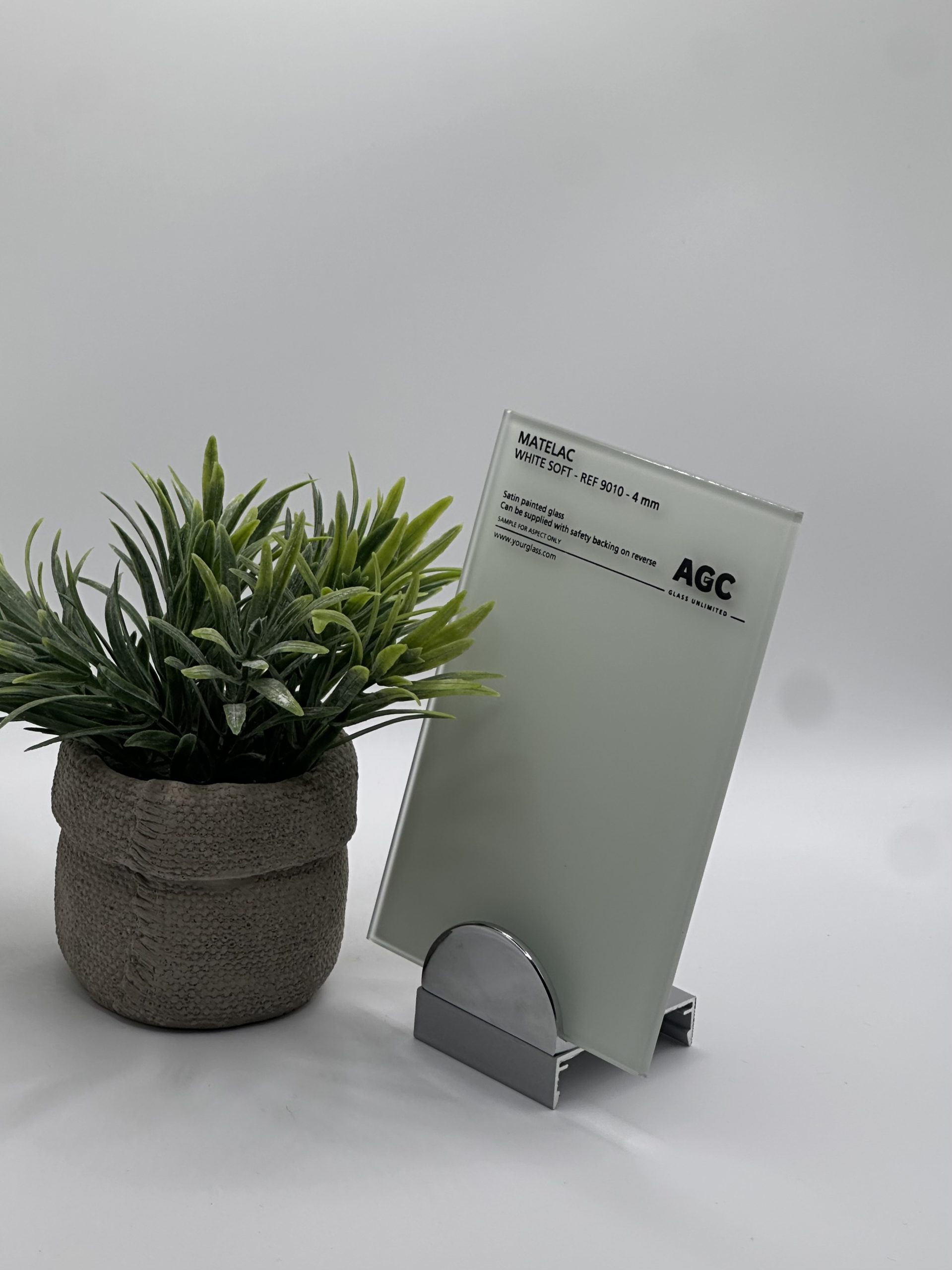 Crédence en verre laqué Blanc Soft (Ral 9010) 6mm