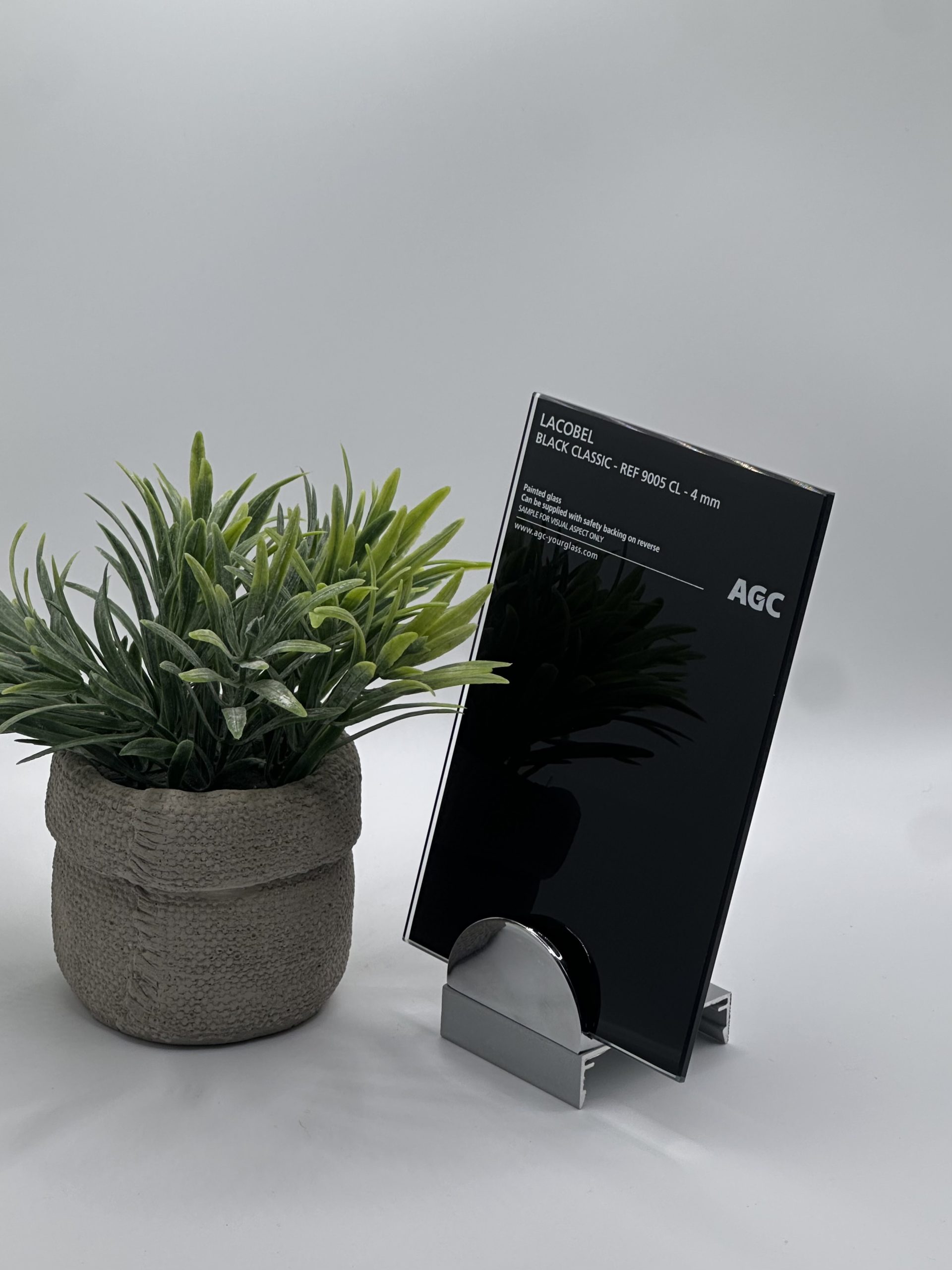 Crédence en verre laqué Noir (Ral 9005) 6mm