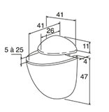 Support de tablette réglable pour tablette en verre – Image 2